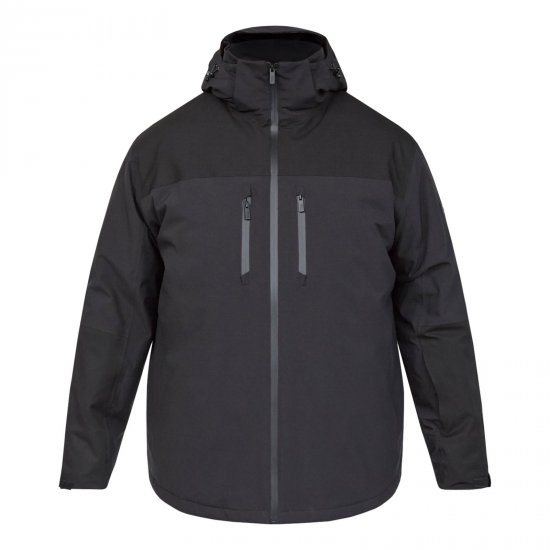 North Latitude Ski Jacket Black - Skitøj - Ski- & vintertøj i store størrelser