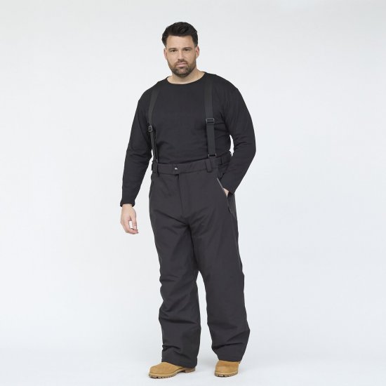 North Latitude Ski pant Black - Skitøj - Ski- & vintertøj i store størrelser