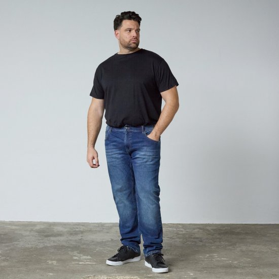 North Latitude Jeans Jack Navy Blue - Jakker - Jakker i store størrelser, 2XL- 12XL