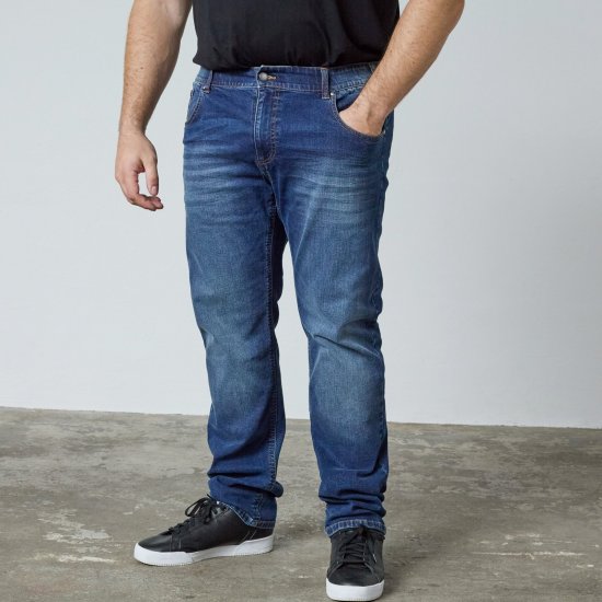 North Latitude Jeans Jack Navy Blue - Jakker - Jakker i store størrelser, 2XL- 12XL