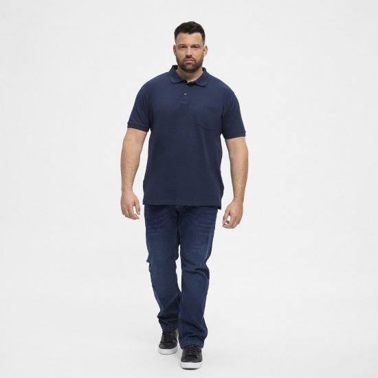 North Latitude Polo Navy Blue - Polotrøjer - Polotrøjer 2XL-8XL