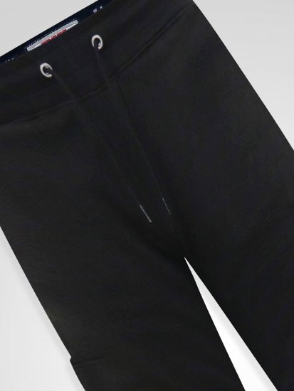 D555 Dexter 1 Cargo Jogger With Bear Embroidery TALL Sort - TALL joggingbukser - TALL sweatpants med ekstra længde
