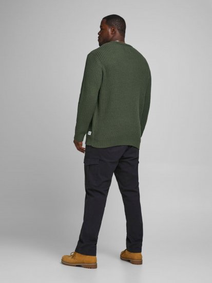 Jack & Jones JCOBRANDON Knit Forest - Trøjer og hættetrøjer - Trøjer og Hættetrøjer i store størrelser - 2XL-14XL