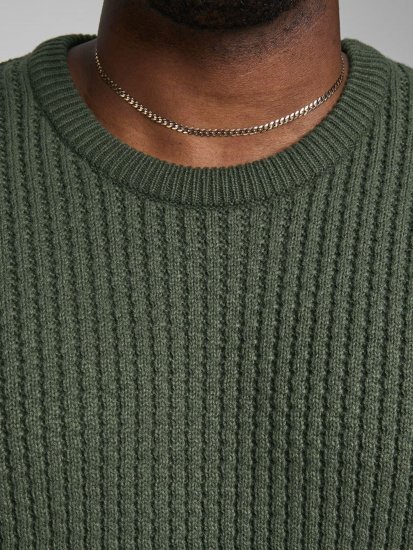 Jack & Jones JCOBRANDON Knit Forest - Trøjer og hættetrøjer - Trøjer og Hættetrøjer i store størrelser - 2XL-14XL