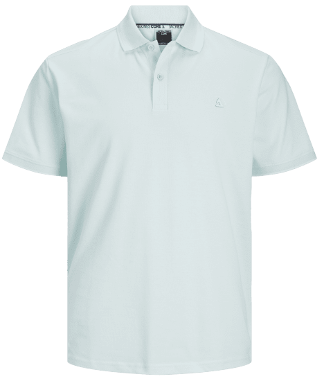 Jack & Jones JCOHASS LOGO Polo Soothing Sea - Polotrøjer - Polotrøjer 2XL-8XL