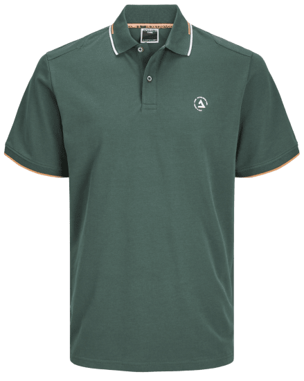 Jack & Jones JCOHASS LOGO Polo Sycamore - Polotrøjer - Polotrøjer 2XL-8XL