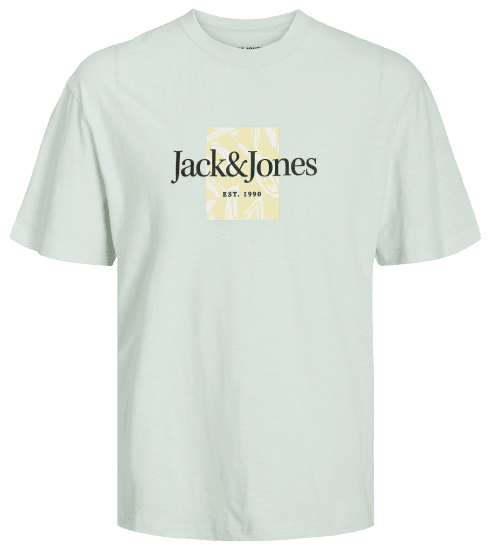 Jack & Jones JORLAFAYETTE BRANDING T-Shirt Skylight - T-shirts - T-shirts i store størrelser - 2XL-14XL