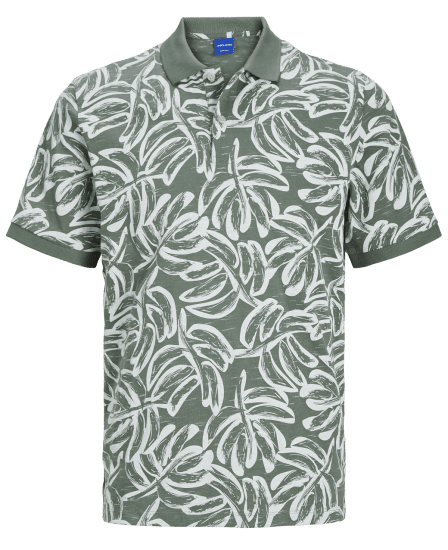 Jack & Jones JORLAFAYETTE AOP Polo Laurel Wreath - Polotrøjer - Polotrøjer 2XL-8XL