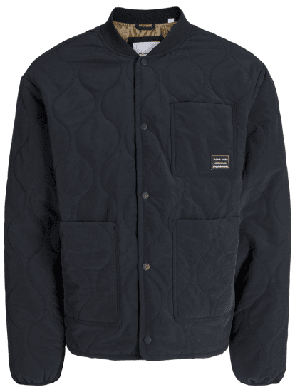 Jack & Jones Hero Liner Quilted Jacket Black - Jakker - Jakker i store størrelser, 2XL- 12XL