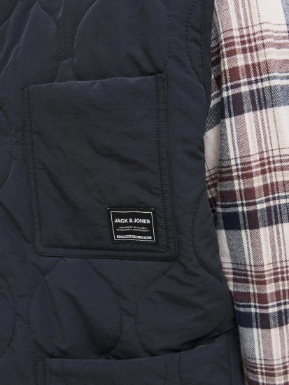 Jack & Jones Hero Liner Quilted Gilet Vest Black - Veste - Veste i store størrelser