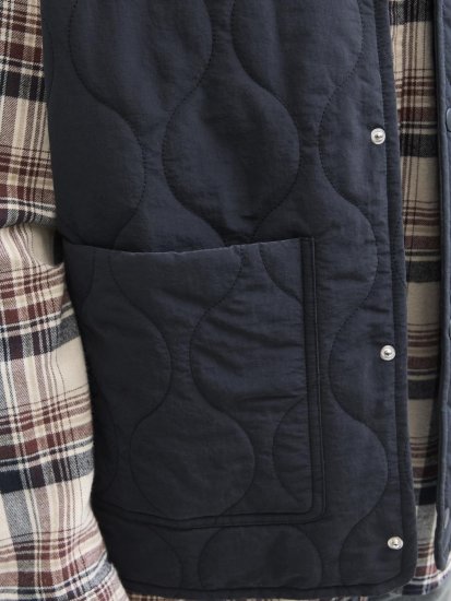 Jack & Jones Hero Liner Quilted Gilet Vest Black - Veste - Veste i store størrelser