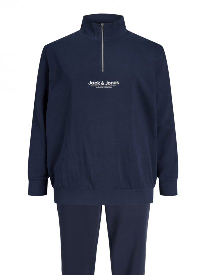 Jack & Jones Vesterbro træningsdragt mørkeblå - Trøjer og hættetrøjer - Trøjer og Hættetrøjer i store størrelser - 2XL-14XL