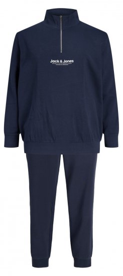 Jack & Jones Vesterbro træningsdragt mørkeblå - Trøjer og hættetrøjer - Trøjer og Hættetrøjer i store størrelser - 2XL-14XL