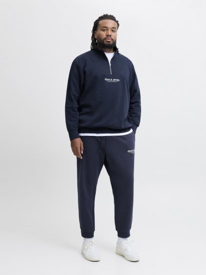 Jack & Jones Vesterbro træningsdragt mørkeblå - Trøjer og hættetrøjer - Trøjer og Hættetrøjer i store størrelser - 2XL-14XL