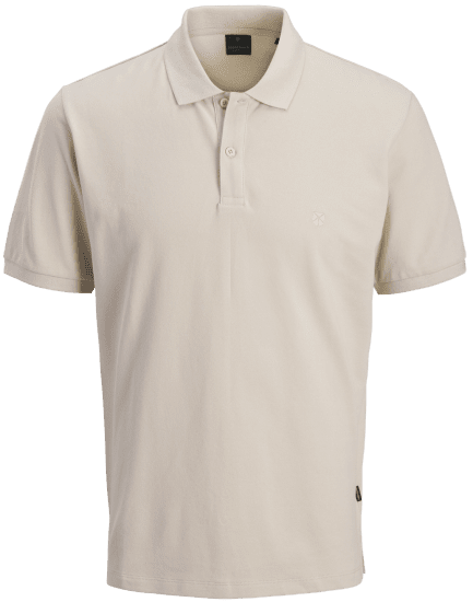 Jack & Jones Weston Piké Lys Beige - Polotrøjer - Polotrøjer 2XL-8XL