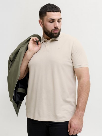 Jack & Jones Weston Piké Lys Beige - Polotrøjer - Polotrøjer 2XL-8XL