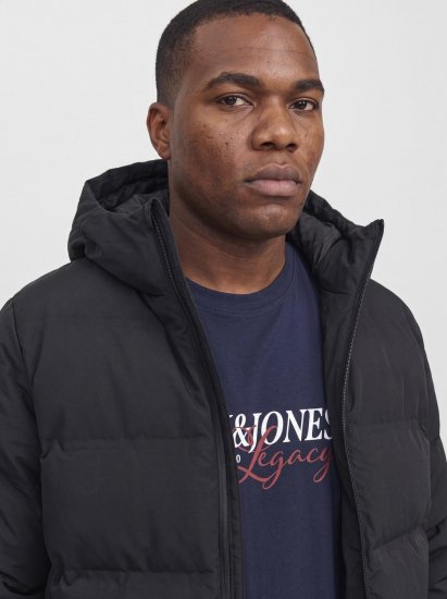 Jack & Jones Sage Pufferjakke Sort - Jakker - Jakker i store størrelser, 2XL- 12XL