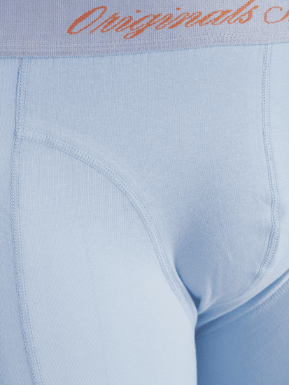 Jack & Jones Jacnorrebro Ensfarvede Boxershorts 3-Pack Blå - Undertøj og badetøj - Badetøj og Undertøj i store størrelser 