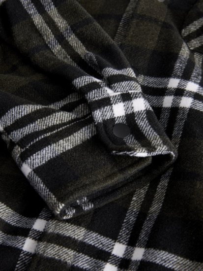 Jack & Jones Zac Teddy Skjortejakke Grøn - Jakker - Jakker i store størrelser, 2XL- 12XL