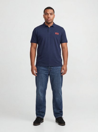 Jack & Jones Rush polo 2-pak sort/mørkeblå - Polotrøjer - Polotrøjer 2XL-8XL