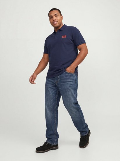 Jack & Jones Rush polo 2-pak sort/mørkeblå - Polotrøjer - Polotrøjer 2XL-8XL