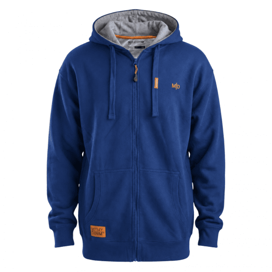 Motley Denim Copenhagen Hoodie Royal Blue - Trøjer og hættetrøjer - Trøjer og Hættetrøjer i store størrelser - 2XL-14XL