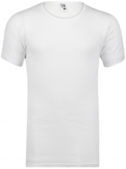 Adamo Prestige Double Ribbed Under-T-shirt White - Undertøj og badetøj - Badetøj og Undertøj i store størrelser 