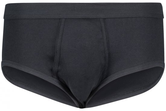 Adamo Royal Ribbed Briefs Black - Undertøj og badetøj - Badetøj og Undertøj i store størrelser 
