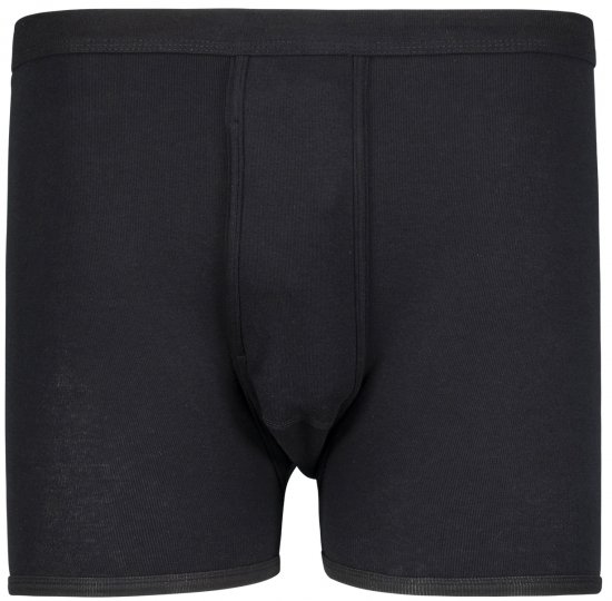 Adamo Royal Ribbed Boxer shorts Black - Undertøj og badetøj - Badetøj og Undertøj i store størrelser 