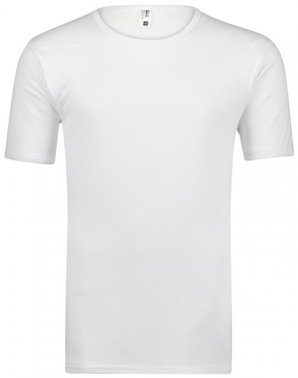 Adamo Royal Fine Ribbed Under-T-shirt White - Undertøj og badetøj - Badetøj og Undertøj i store størrelser 