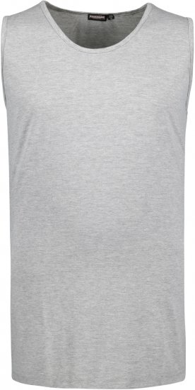Adamo Rod Comfort Fit Tank Top Grey - T-shirts - T-shirts i store størrelser - 2XL-14XL