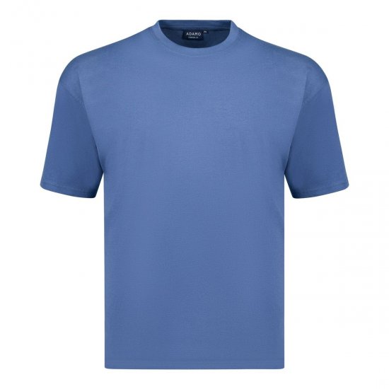 Adamo 129420 T-shirt 2-pak Denimblå - T-shirts - T-shirts i store størrelser - 2XL-14XL