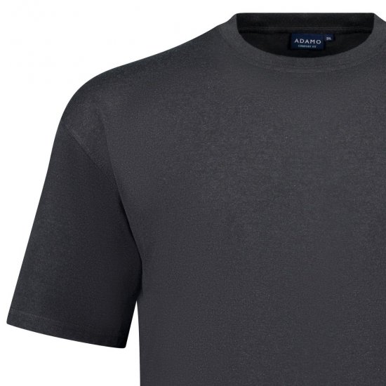 Adamo 129420 T-shirt 2-pak Mørkegrå meleret - T-shirts - T-shirts i store størrelser - 2XL-14XL