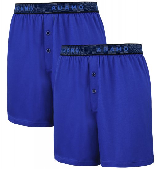 Adamo Jonas Boxershorts Royal Blue 2-pack - Undertøj og Badetøj - Badetøj og Undertøj i store størrelser 