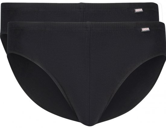Adamo Jones Briefs 2-pack Black - Undertøj og Badetøj - Badetøj og Undertøj i store størrelser 
