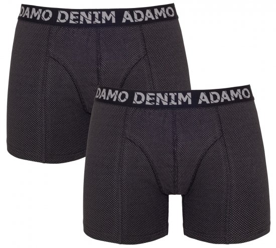 Adamo Julian Maxi Boxers Black 2-pack - Undertøj og badetøj - Badetøj og Undertøj i store størrelser 