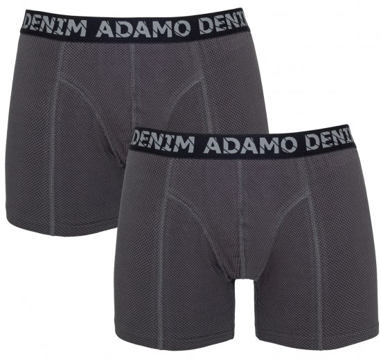 Adamo Julian Maxi Boxers Charcoal 2-pack - Undertøj og badetøj - Badetøj og Undertøj i store størrelser 