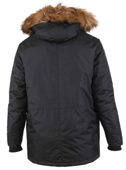 D555 Lovett Parka Black - Jakker - Jakker i store størrelser, 2XL- 12XL