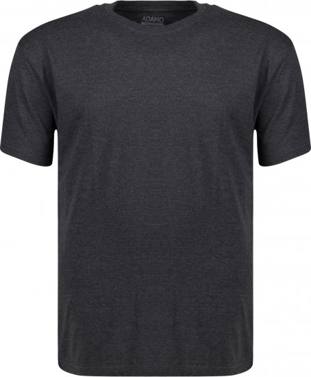 Adamo Kevin Regular fit T-shirt Charcoal - T-shirts - T-shirts i store størrelser - 2XL-14XL