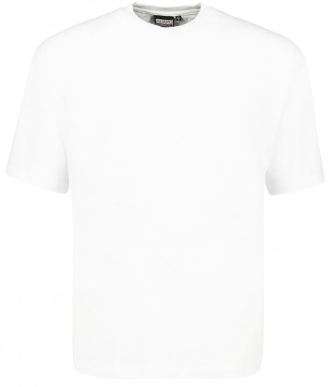 Adamo Magic T-shirt White TALL SIZES - HERRETØJ MT-6XLT - Tøj til høje mænd