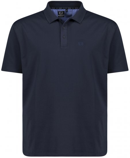 Adamo Picco Technical Sports Polo Navy - Sportstøj & Outdoor - Sportstøj i store størrelser til mænd