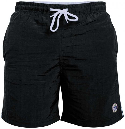 D555 Yarrow Swimshorts Black - Undertøj og badetøj - Badetøj og Undertøj i store størrelser 