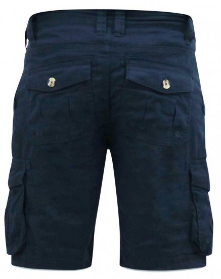 D555 RODNEY Cotton Cargo Shorts Navy - Shorts - Shorts i store størrelser - W40-W60