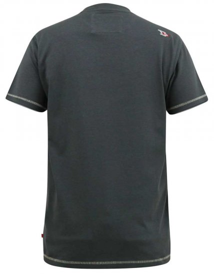 D555 BENNETT Dune Kings Buggy Printed Crew Neck T-Shirt Khaki - T-shirts - T-shirts i store størrelser - 2XL-14XL