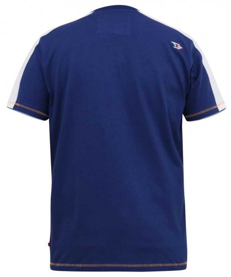 D555 CADMAN Florida Surf Club Printed Crew Neck T-Shirt - T-shirts - T-shirts i store størrelser - 2XL-14XL
