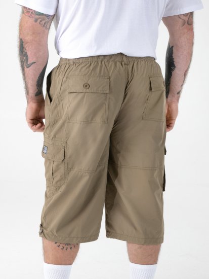 D555 Mason Cargo Shorts Sand - Shorts - Shorts i store størrelser - W40-W60