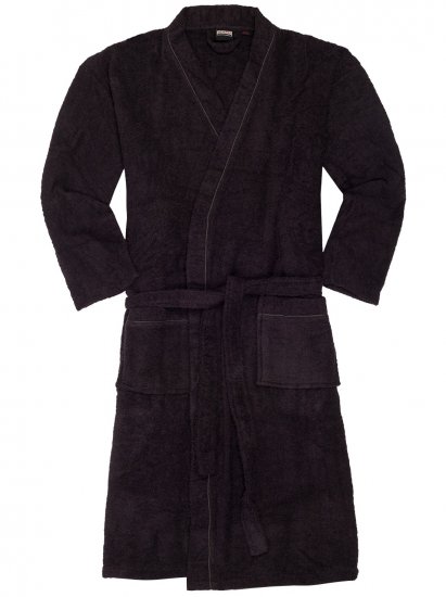 Adamo Joey Bathrobe Black - Undertøj og badetøj - Badetøj og Undertøj i store størrelser 