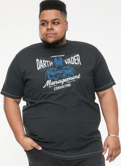 D555 SOLO Official Star Wars Management Consulting Printed T-Shirt Black Reno - T-shirts - T-shirts i store størrelser - 2XL-14XL