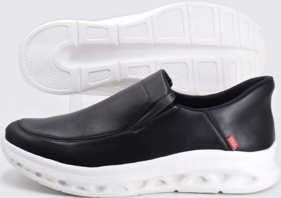 D555 Carlisle 2 Kingsize Hands Free Shoes Black - Herresko 40-52 - 