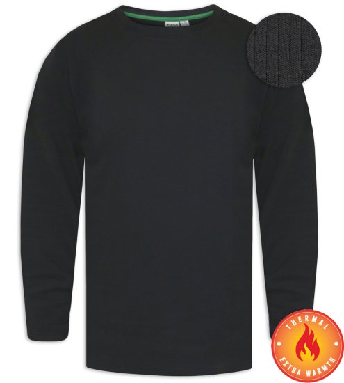 D555 Exeter Thermal Long Sleeve T-Shirt - Undertøj og badetøj - Badetøj og Undertøj i store størrelser 